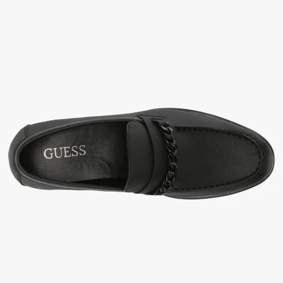 Guess Black Ciflin Loafers Dress Shoes Slip-On Size 10M - Picture 3 of 13